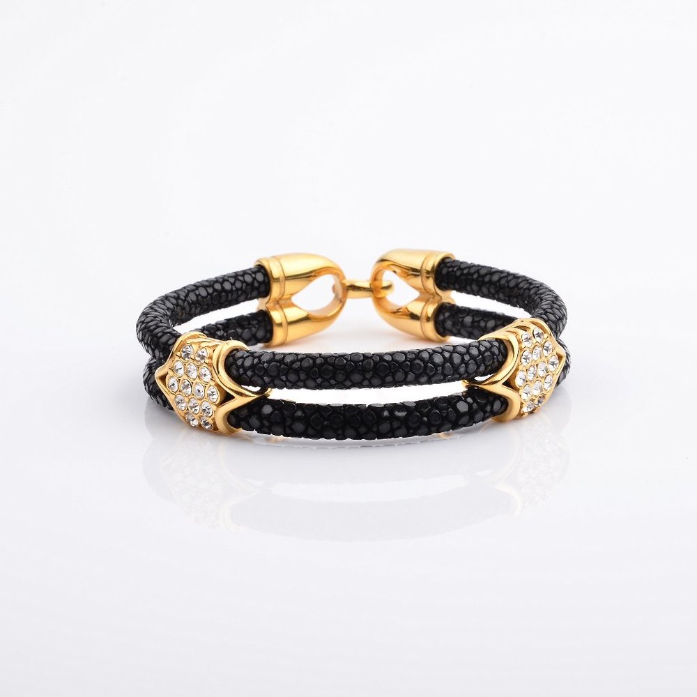 Apricate Gold Midnight Stingray Bracelet #LTS0102